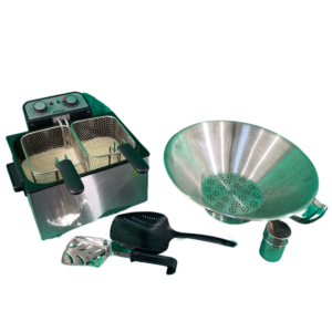 Fritteuse Set für Pommes, Nuggets etc.